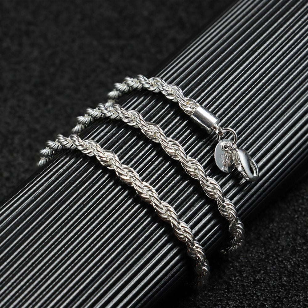 Premium Stainless Steel Rope Chain – Men & Women