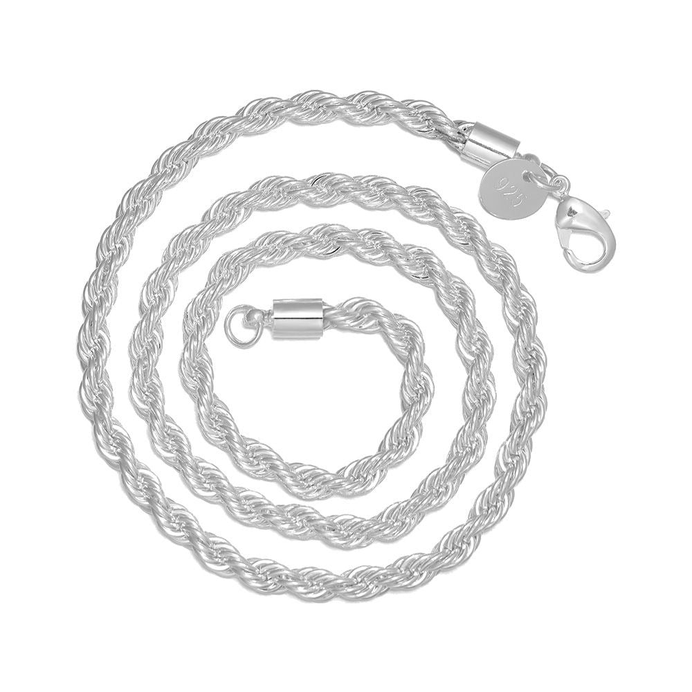 Premium Stainless Steel Rope Chain – Men & Women